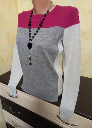 Светр l. k. bennett 100% шерсть мериноса  xs-s люксовий бренд