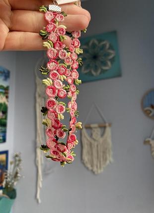 Цветочный чокер 9