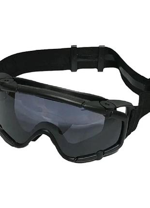 Тактические очки маска fma si-ballistic googgles (с охлаждением) black