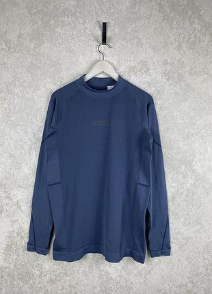 Чоловічий лонгслів adidas terrex primeknit base-layer в ідеальному стані оригінал l 2