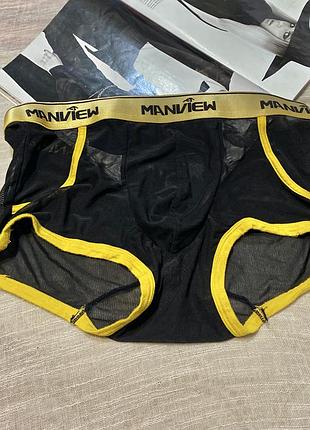 Manview крутые полупрозрачные мужские трусы