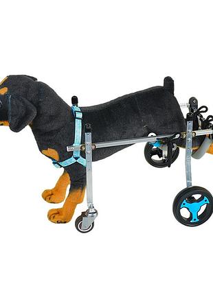 Инвалидная коляска для собак на 4 колеса pet style, инвалидная коляска с поддержкой ходьбы для реабилитации малых/средних животных