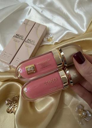 Блиск для об'єму губ kiko milano hug couture lip volume 02 candy shine 6,5 г