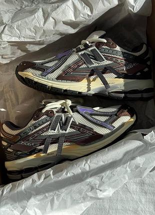 Кроссовки new balance 1906а grey burgundy