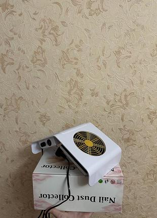 Витяжка для манікюру nail dust collection, білого кольору