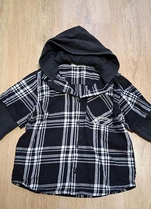 Утеплена сорочка зара zara 8y (128cm)