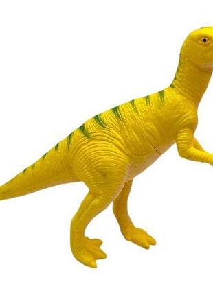 Гумовий динозавр "dino world" (жовтий)