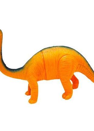 Резиновый динозавр "dino world" (оранжевый)