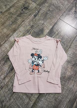 Реглан, кофта бавовняна, george, minnie mouse, р. 92-98, 2-3 роки