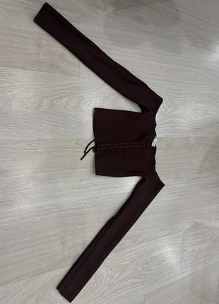 Кофточка топ з відкритими плечима zara
