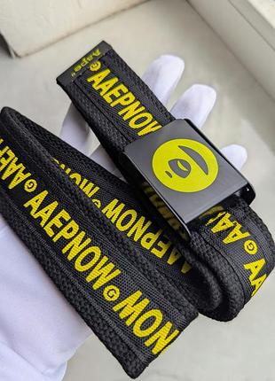 Ремень тканевый aaepnow yellow