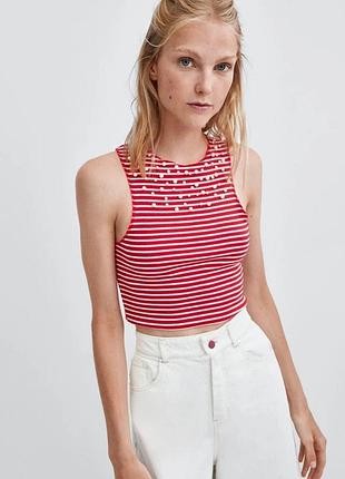 Топ zara у смужку