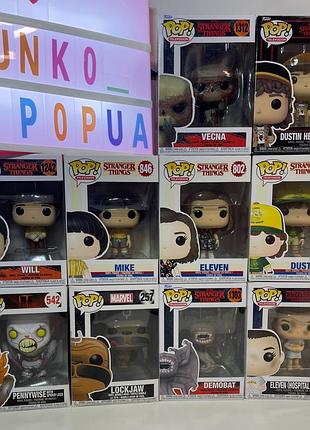 Funko pop stranger things / marvel / it / inhumans / pennywise  / фанко поп дивні дива / марвел / воно / надлюди  ‼️ціна без врахування комісії‼️