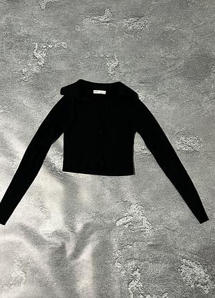 Топ pull&bear чорного кольору