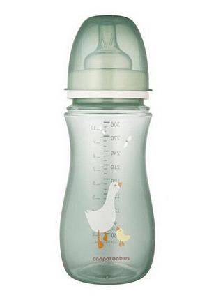 Canpol babies пляшка антиколікова з широким отвором 300 мл easystart - гуси 35/246 canpol