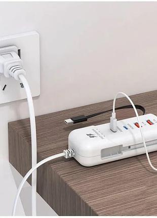 Быстрое зарядное устройство 66 вт, 2 usb-порта и 2 pd- порта, type-c / компактная, многофункциональная, мощная зарядная станция