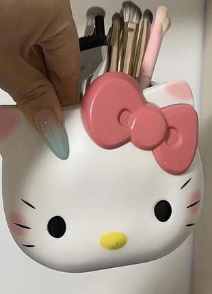 Органайзер для косметики hello kitty підставка для зубних щіток hello kitty органайзер для кісточок
