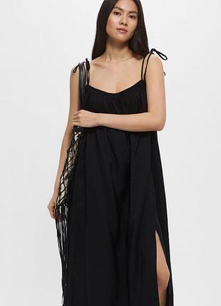 Бавовняна сукня сарафан h&m