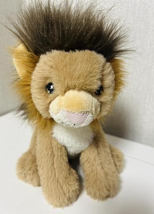 Мʼяка іграшка лев від бренду keel toys (keeleco)