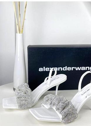 Босоніжки alexander wang. з яскравим декором