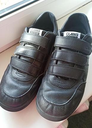 Шкіряні чоловічі кросівки clarks, 41 розмір