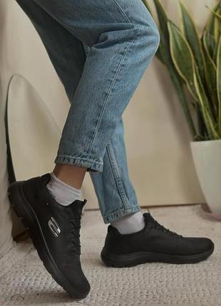 Кроссовки женские skechers,39 р., сверху экокожа, внутрь текстиль