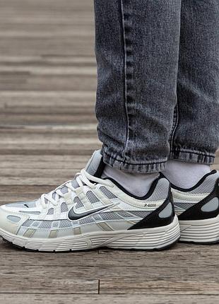 Кросівки nike p-6000 beige black