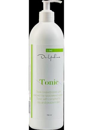 Тоник для проблемной кожи с камфорой 700 мл./ camphor tonic for problem skin / dr. yudina