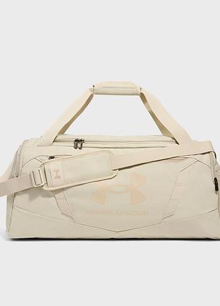Унисекс сумка для спорта under armour undeniable 5.0 duffle md бежевого цвета