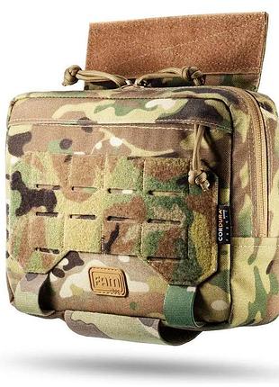 Сумка-напашник військова еліт v2 під балістичний пакет 15х20 см cordura 1000d мультикам ve-33