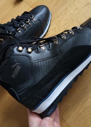Шкіряні черевики ботінки черевики кросівки puma 💣❄️44розм.)
