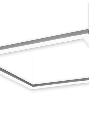 Светильник подвесной светодиодный, потолочный квадра квадрат 110-240v 136w 17300lm 6000k 1000*1000, драйвер снаружи ledua