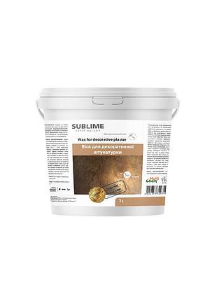 Воск для декоративной штукатурки золотой wax for decorative plaster gold 1 л