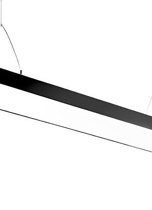 Светильник светодиодный ln-5-64-12070-5-b 64w 5000k 1200mm черный с подвесом