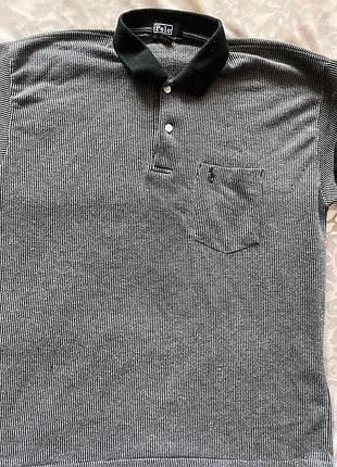 Вінтажне чоловіче поло polo ralph lauren у смужку l