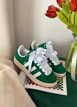 Стильні кеди від adidas у яскравому зеленому кольорі 💚