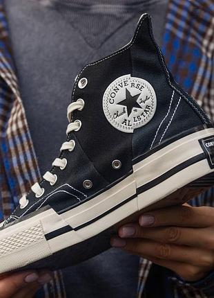 Converse chuck taylor vintage 70 plus hi black white