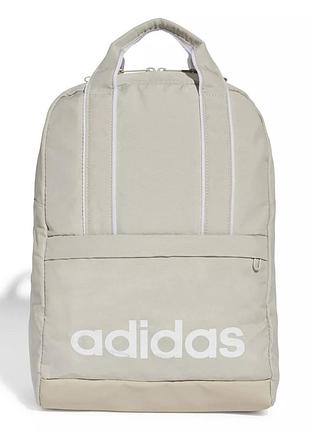 Рюкзак-сумка adidas linear essentials backpack (beige) - универсальный городской рюкзак