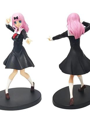 Фигурка kaguya-sama: love is war kyunties chika fujiwara госпожа кагуя: в любви как на войне 18 см