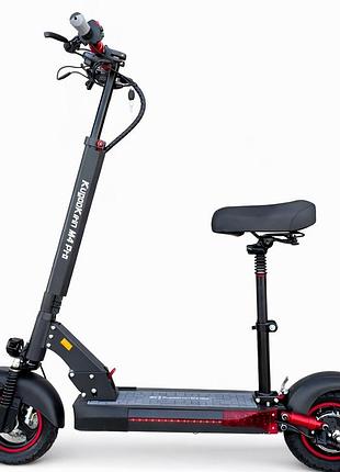 Электросамокат kugoo kirin m4 pro задний привод с сиденьем (1500w 21ah 48v)