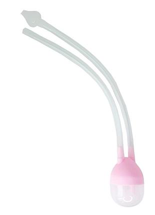 Аспиратор детский назальный mgz-0712(pink) с трубочками