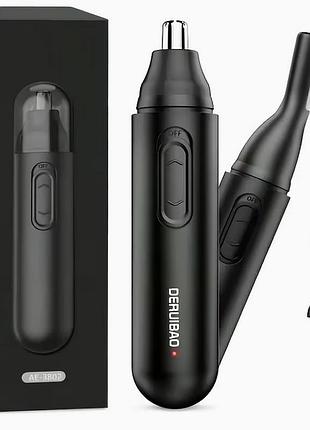 Триммер для волос в носу и ушей мужской и женский usb ae-3802 черный