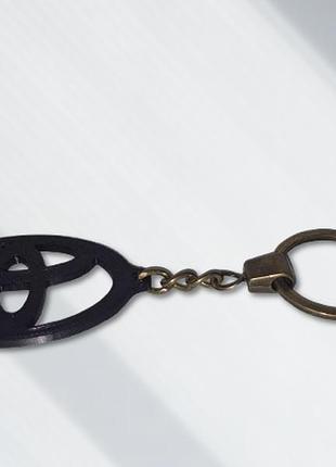 Брелок toyota 3,5х5,5см 3d