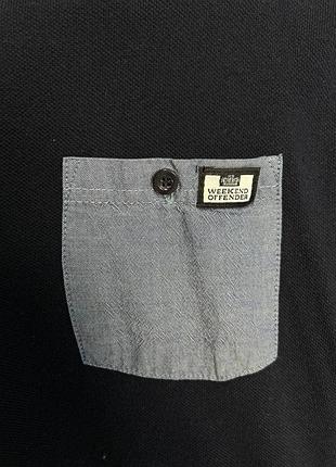 Weekend offender лонгслів поло xl оригінал темно-синій