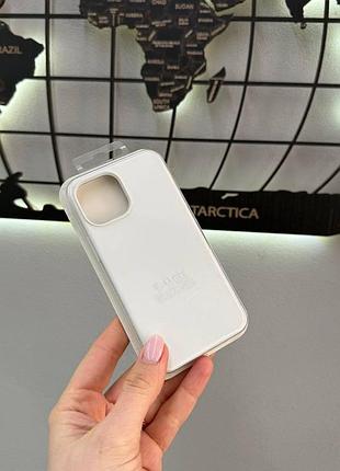 Чохол soft case із мікрофіброю для apple iphone 13 mini,чохол з мікрофіброю для айфон 13 mini (білий)