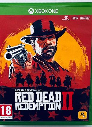 Red dead redemption ii, б/у, русские субтитры - диск для xbox one