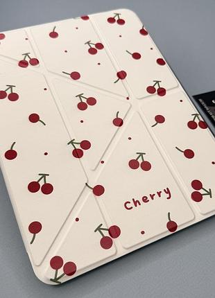 Чохол книжка для ipad 10 10.9 2022 (a16) / 11 2025 з малюнком бантики прозорий слот відділ під apple pencil