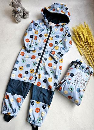 Софтшелл комбинезон на флисе lupilu 86-92 см softshell водонепроницаемый для мальчиков