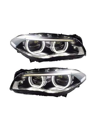 Передні фари fullled (2010-2013, 2 шт) для bmw 5 серія f10/f11 рр