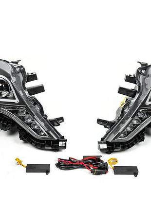 Передня оптика fullled (2013-2017, 2 шт) для toyota land cruiser prado 150 рр